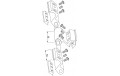 Pernio reversible deslizante