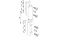 Pernio reversible deslizante