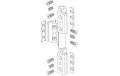 Pernio reversible deslizante