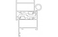Pernio reversible deslizante