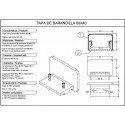 Railing cap 40x60