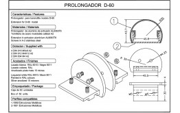 Prolongador barandilla d60