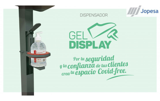 Gel Display. Dispensador de gel sin contacto
